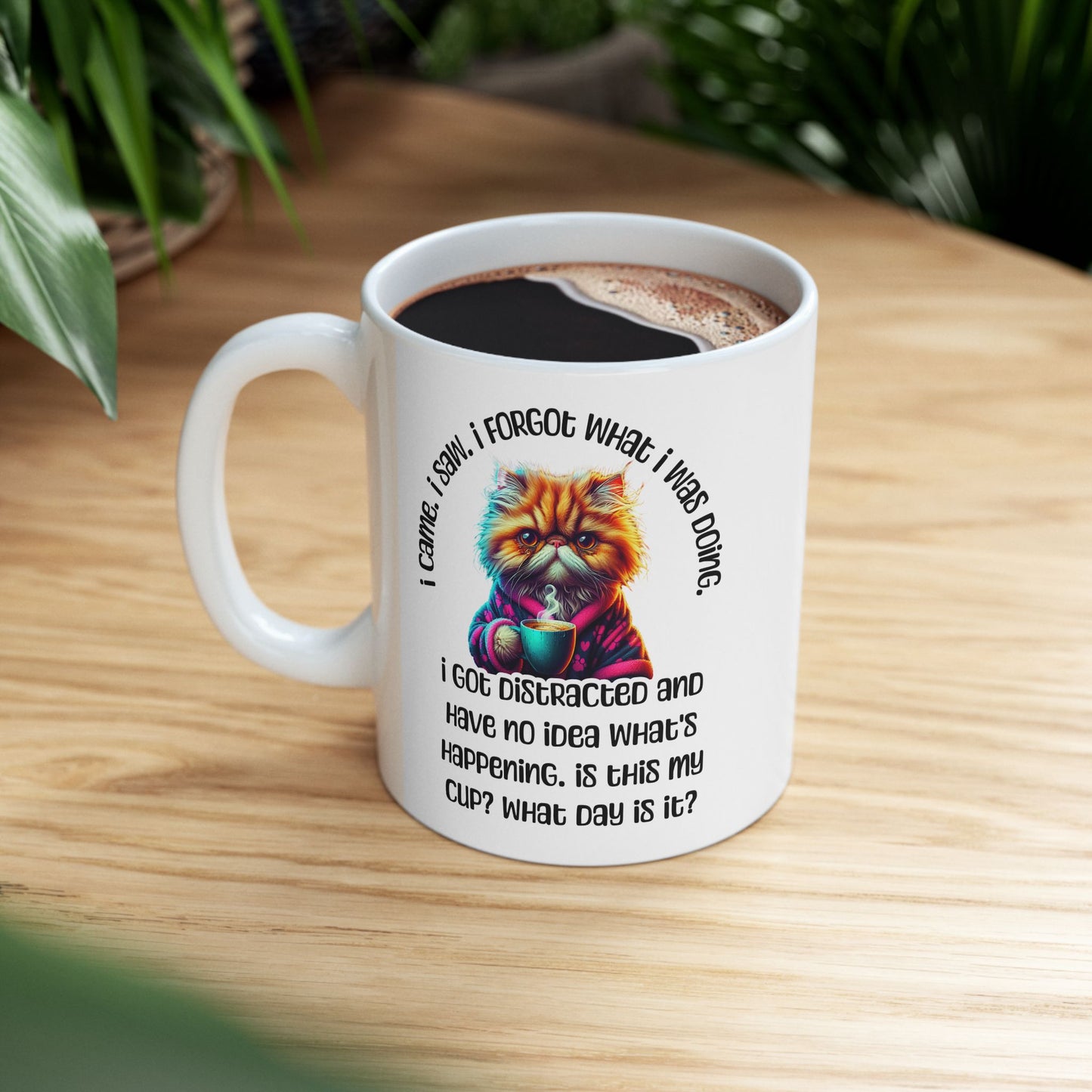 Funny Menopause Mug, Grumpy Cat Coffee Cup