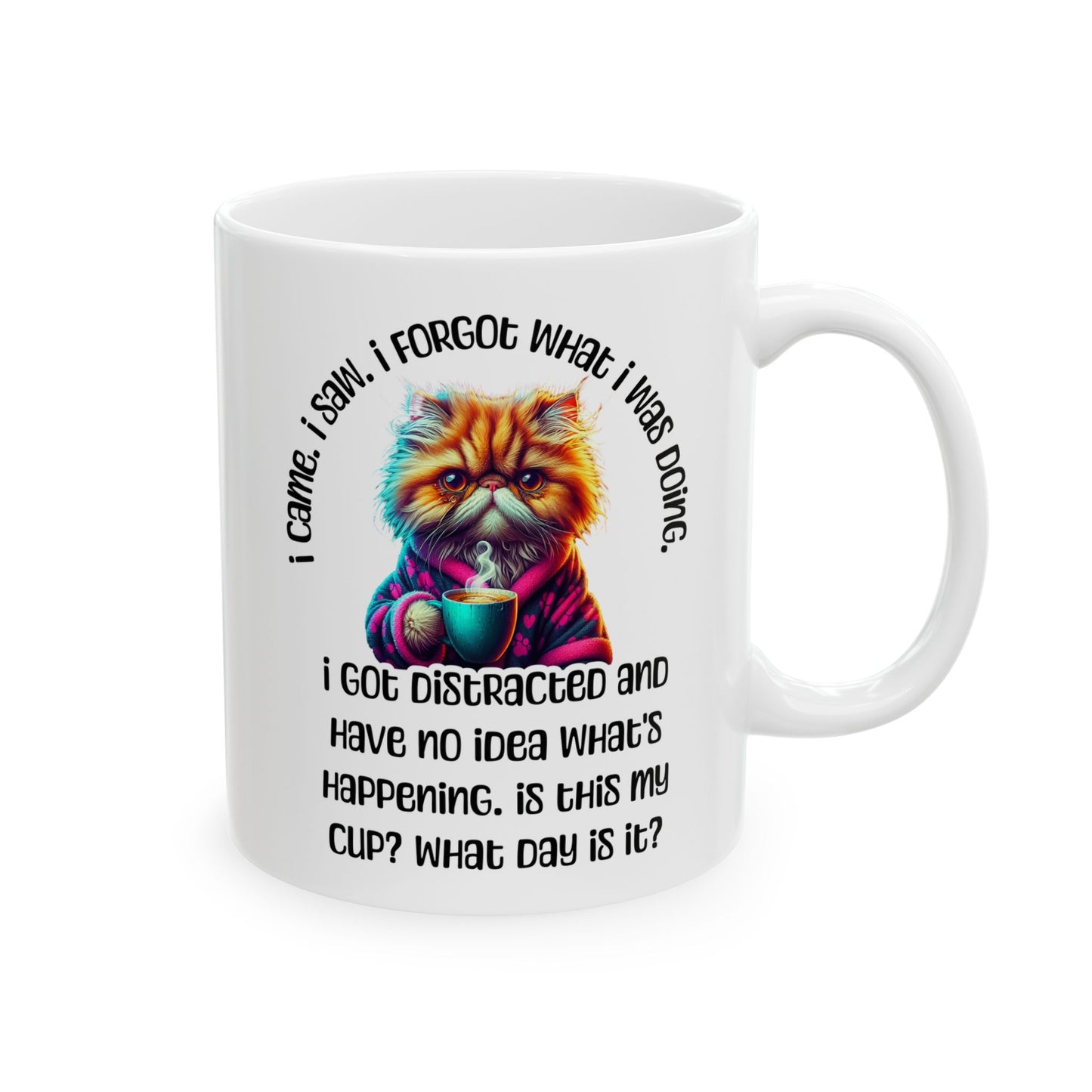 Funny Menopause Mug, Grumpy Cat Coffee Cup