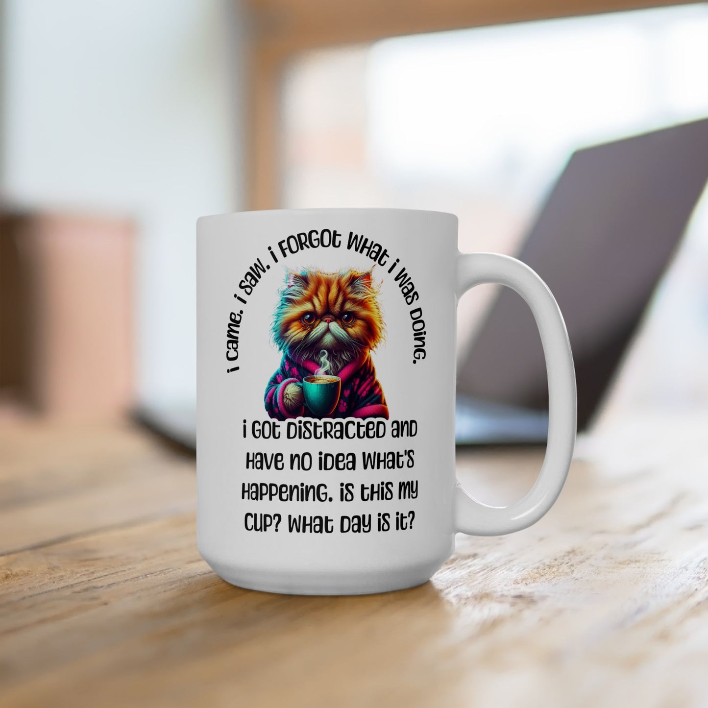 Funny Menopause Mug, Grumpy Cat Coffee Cup