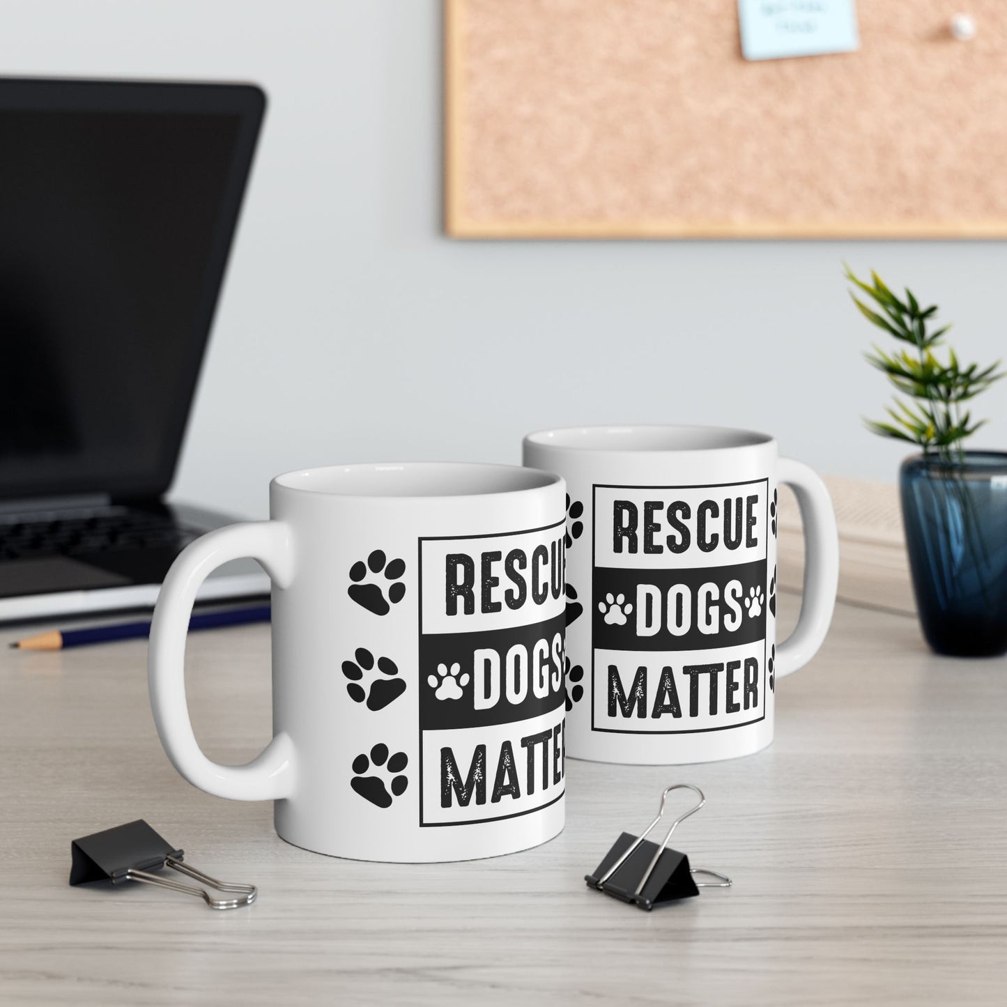 Rescue Dogs Matter Coffee Mug (11 or 15 Oz)