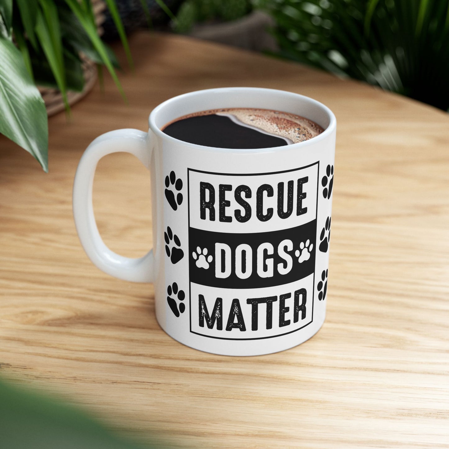 Rescue Dogs Matter Coffee Mug (11 or 15 Oz)