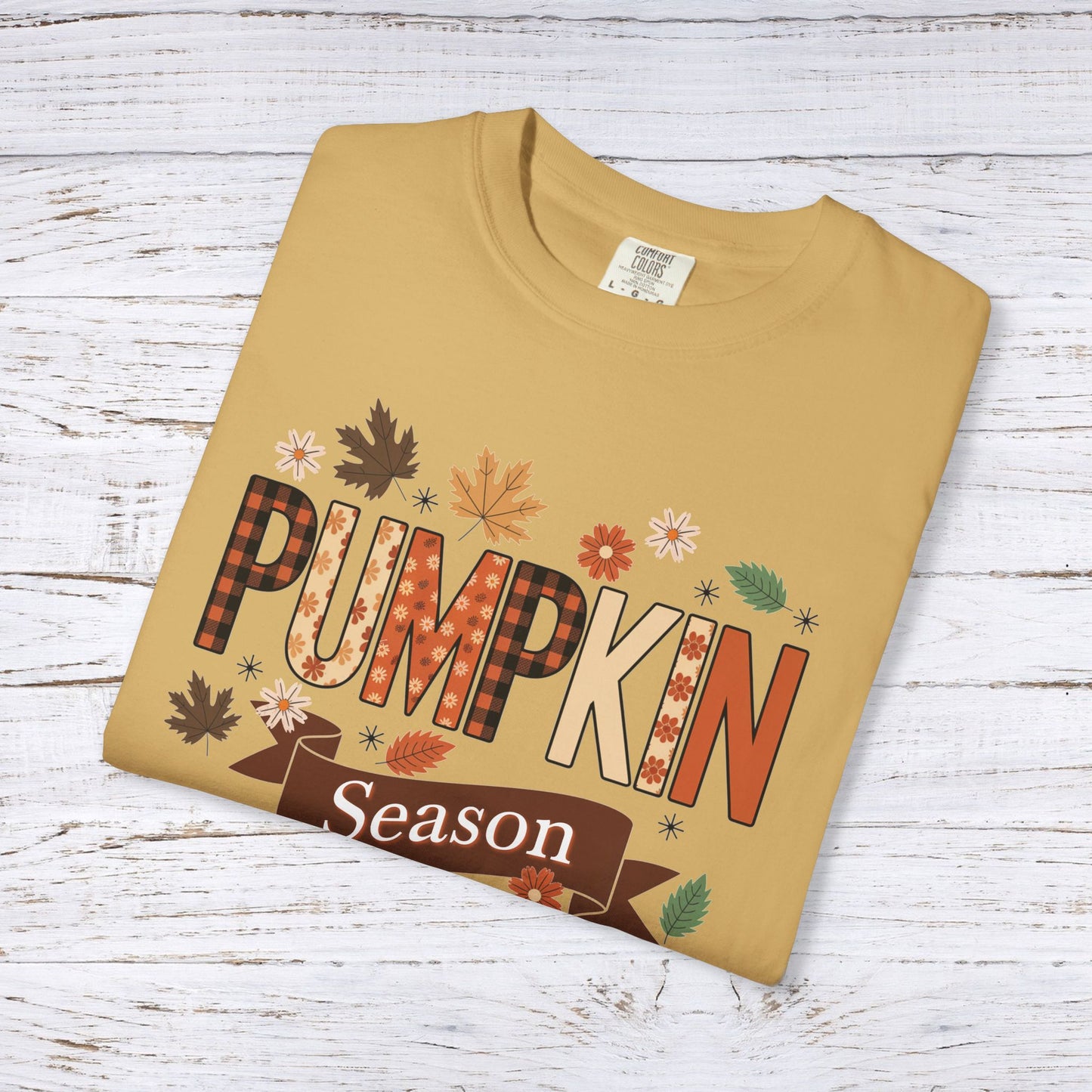 Pumpkin Season Fall T-Shirt - Autumn Vibes Graphic Tee