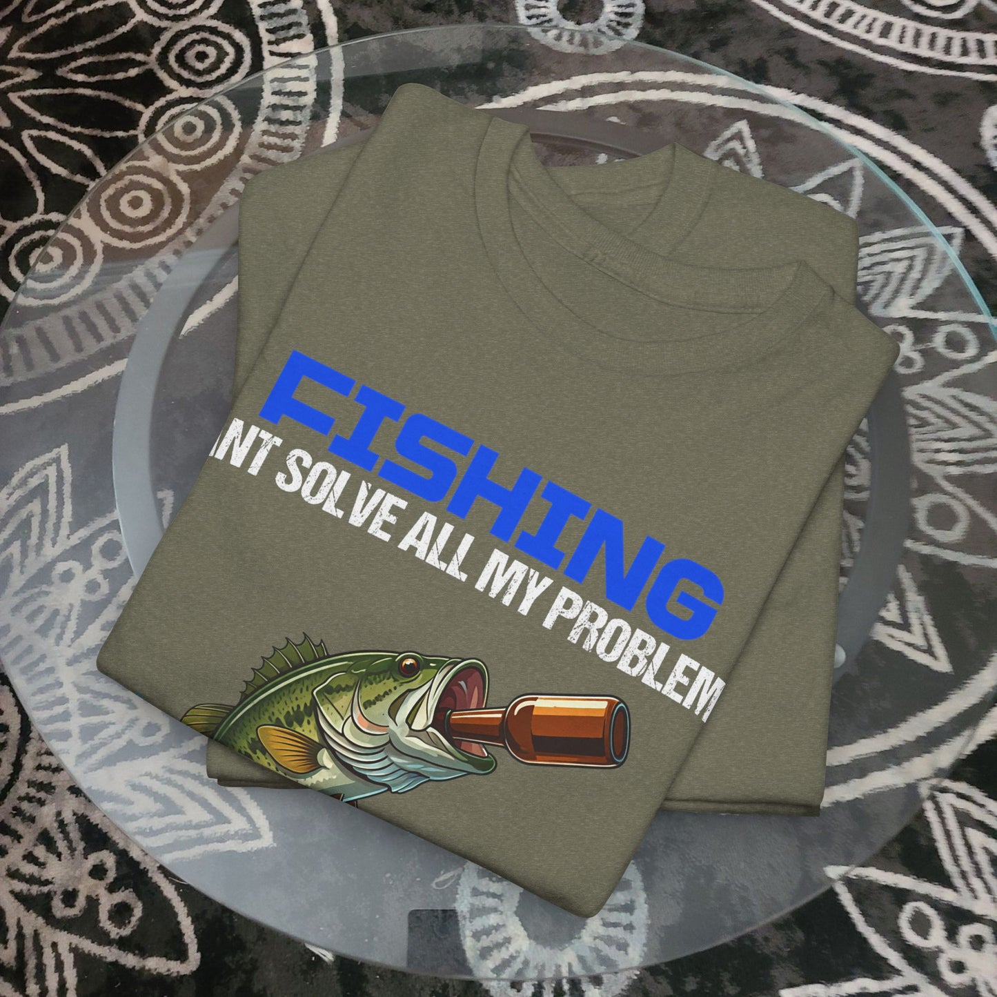 Funny Fishing Shirt β Beer Solves Problems Tee β Gift for Fishermen