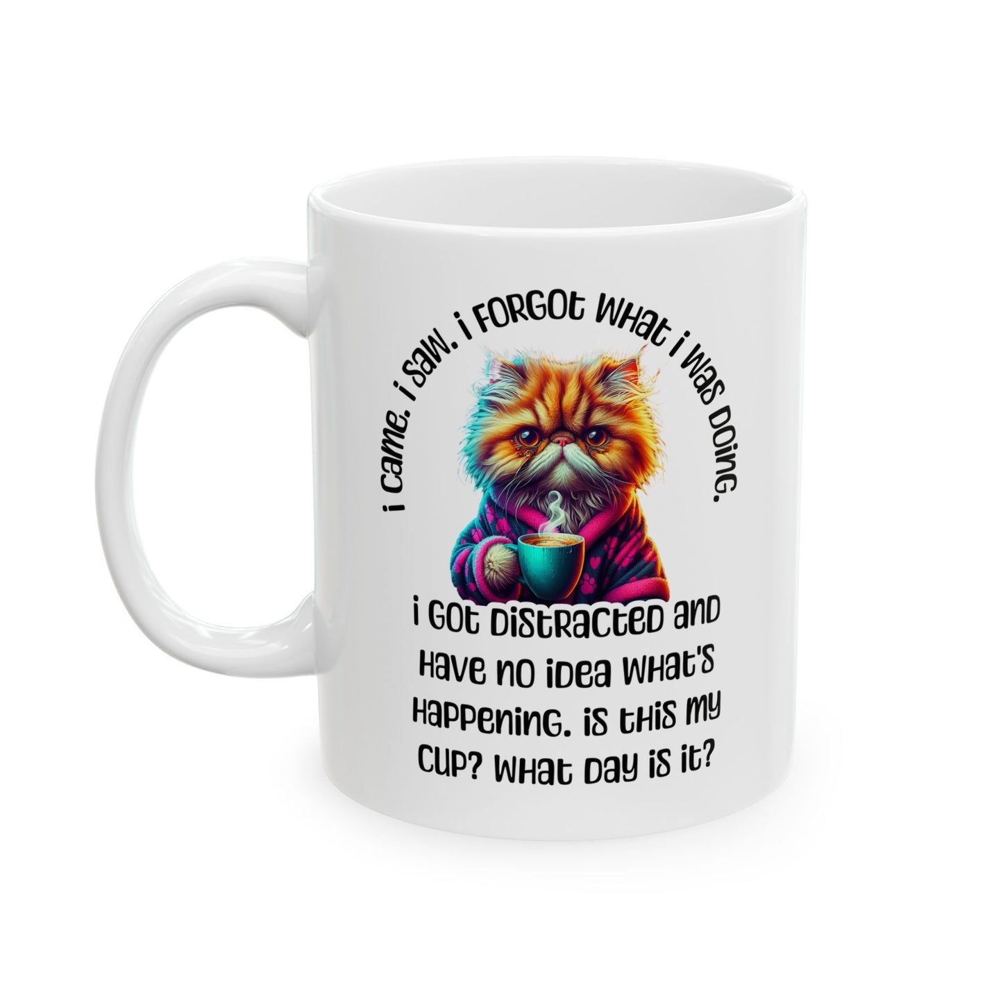 Funny Menopause Mug, Grumpy Cat Coffee Cup