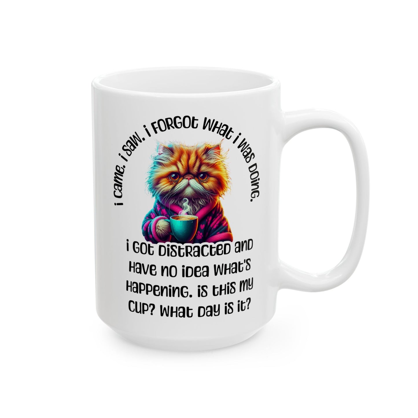 Funny Menopause Mug, Grumpy Cat Coffee Cup