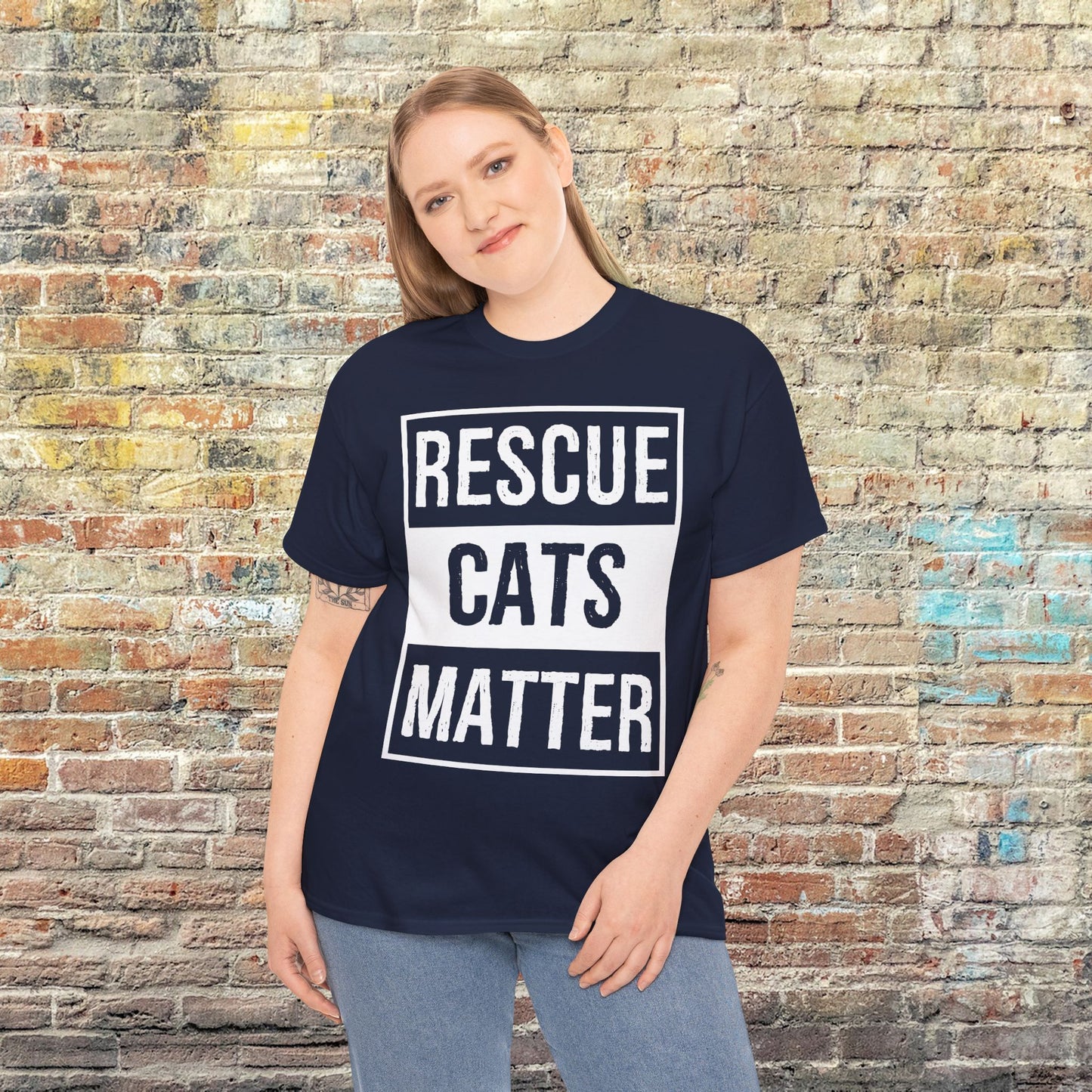 Rescue Cats Matter Cat Lover T-Shirt
