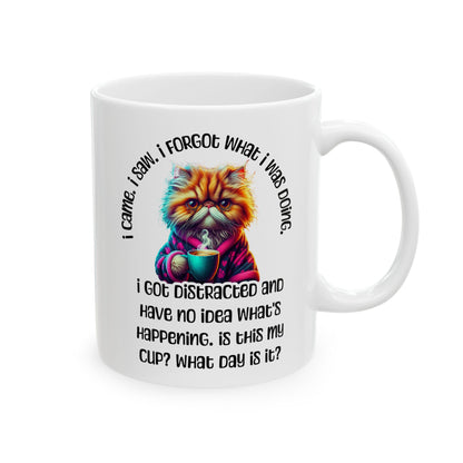Funny Menopause Mug, Grumpy Cat Coffee Cup