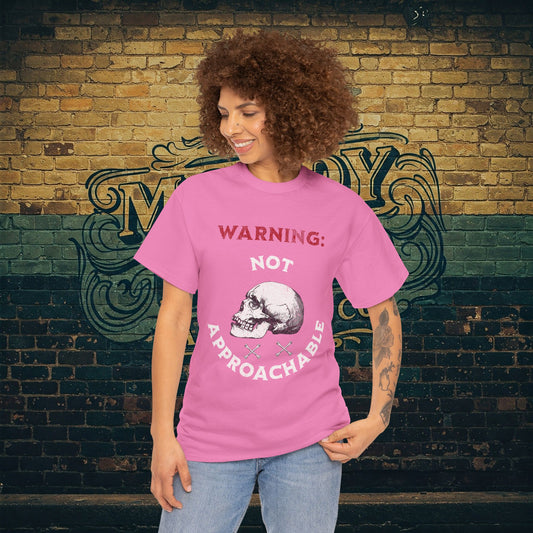 Warning: Not Approachable T-Shirt for Anti-social and Introverted People