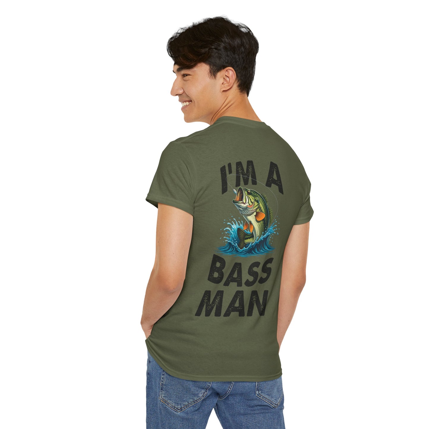 I'm A Bass Man Funny Fisherman's Tee