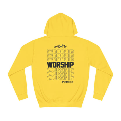 Psalm 95:1 Created to Worship Hoodie