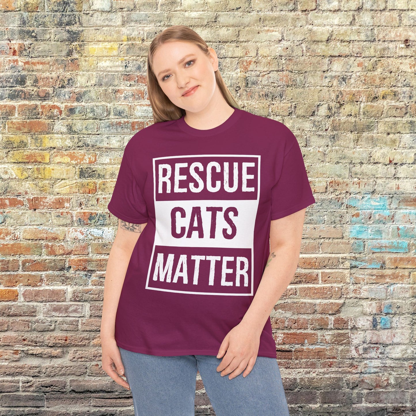 Rescue Cats Matter Cat Lover T-Shirt
