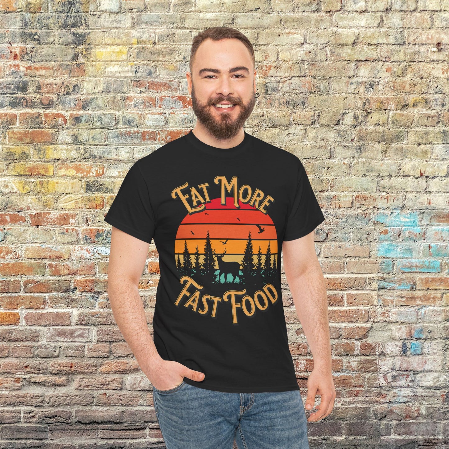 Eat More Fast Food Hunter's Unisex Tee
