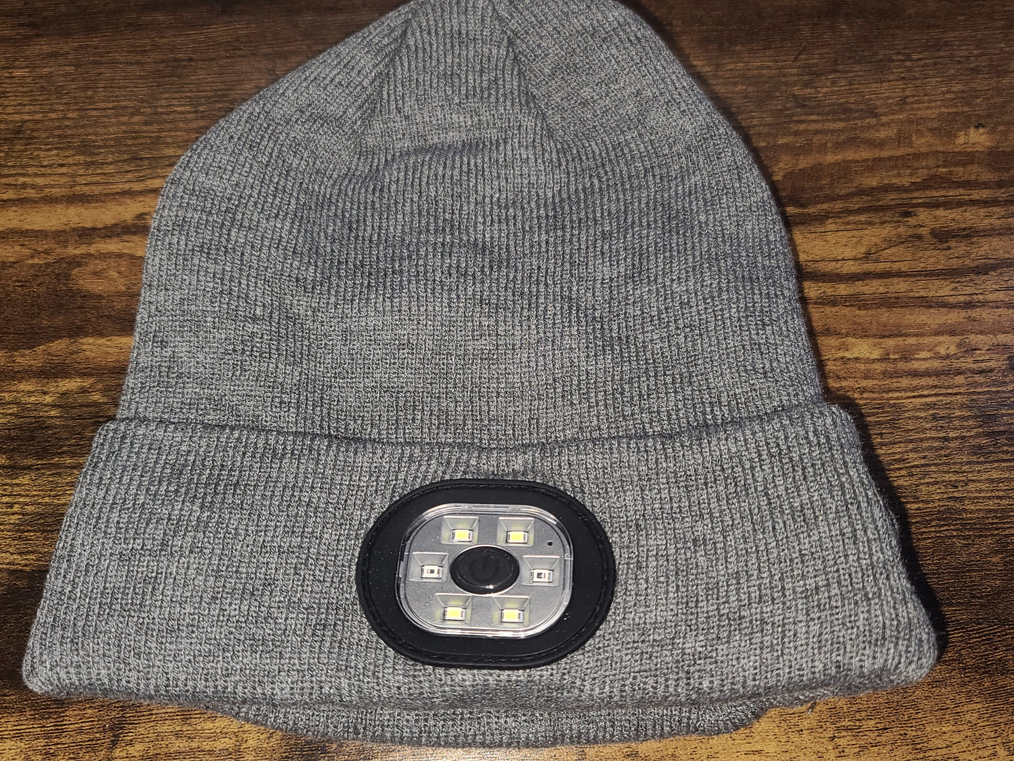 Headlight Beanie with Bluetooth Speakers and Mic