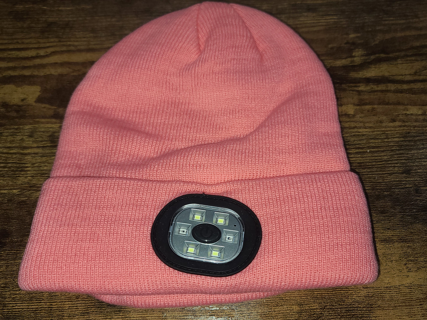 Headlight Beanie with Bluetooth Speakers and Mic