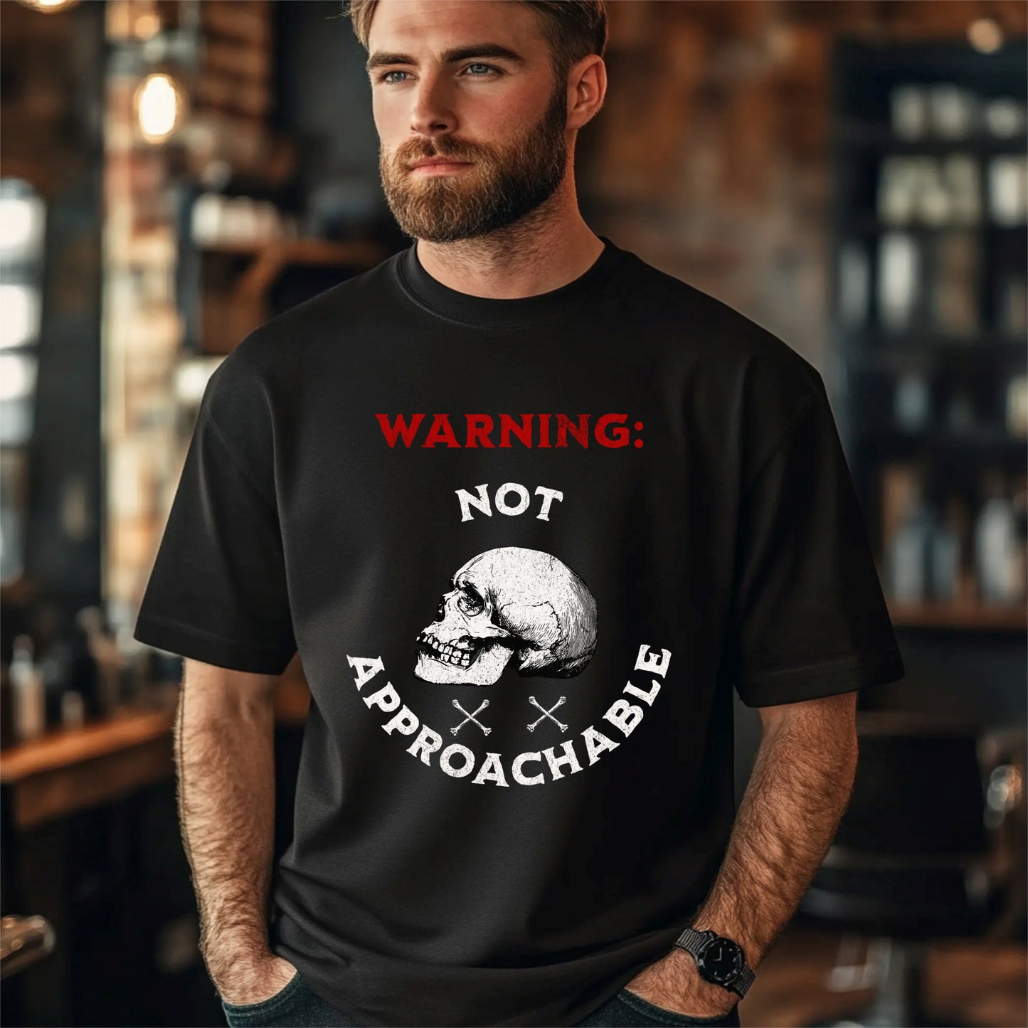 Warning: Not Approachable T-Shirt for Anti-social and Introverted People