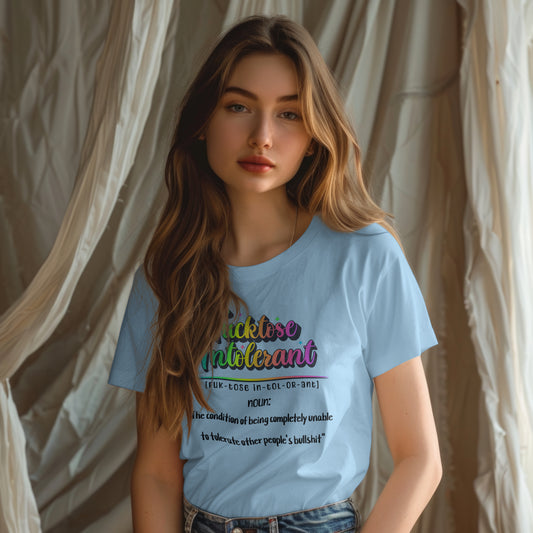 Fucktose Intolerant Funny Definition T-Shirt