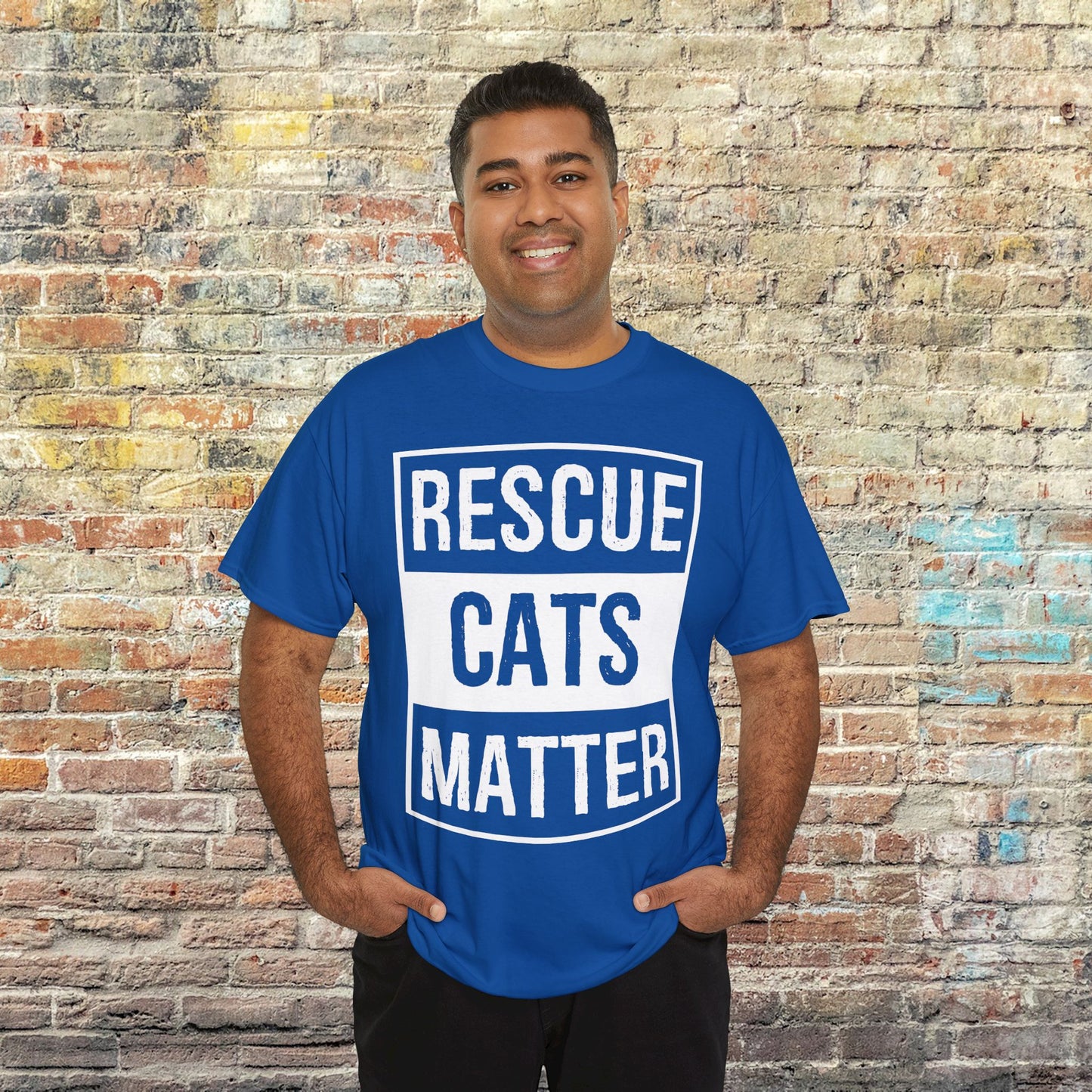 Rescue Cats Matter Cat Lover T-Shirt