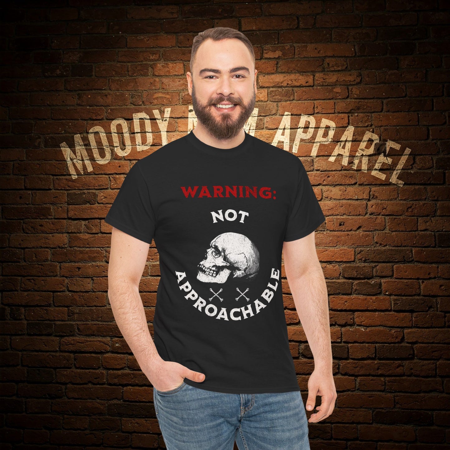 Warning: Not Approachable T-Shirt for Anti-social and Introverted People