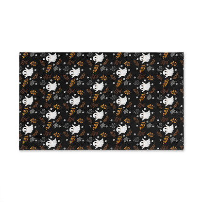 Happy Ghosts - Yay It's Halloween! Cute Ghosts Hand Towel, Festive Halloween Decor, Fall Aesthetic, Halloween Theme, Fall Ghost Decor