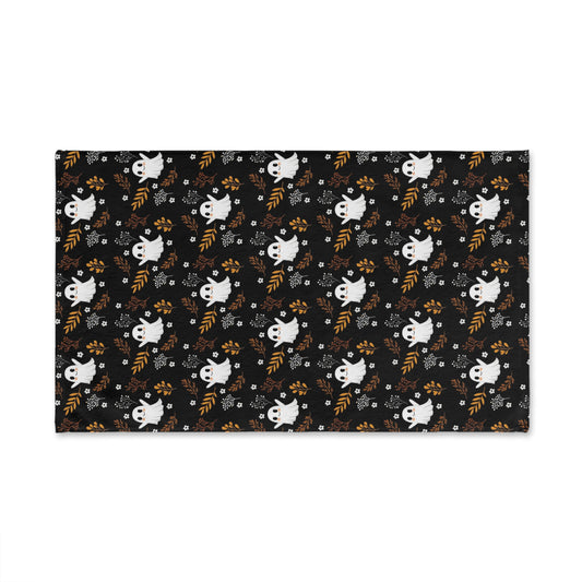 Happy Ghosts - Yay It's Halloween! Cute Ghosts Hand Towel, Festive Halloween Decor, Fall Aesthetic, Halloween Theme, Fall Ghost Decor