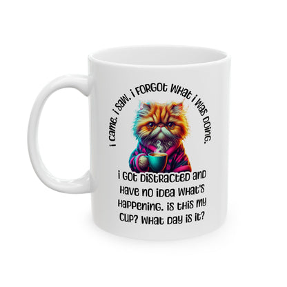 Funny Menopause Mug, Grumpy Cat Coffee Cup