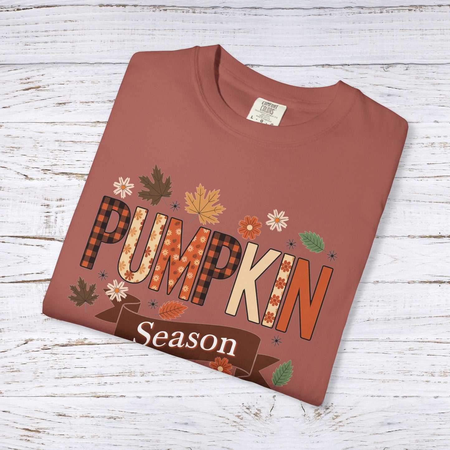 Pumpkin Season Fall T-Shirt - Autumn Vibes Graphic Tee
