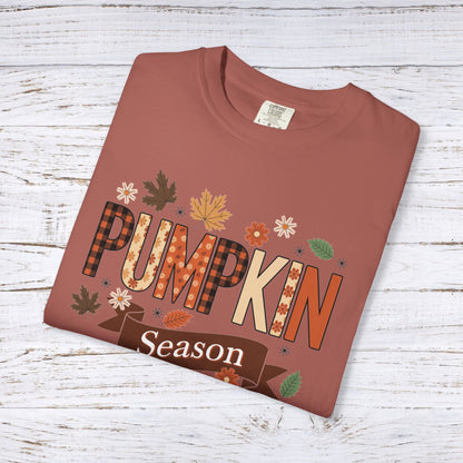Pumpkin Season Fall T-Shirt - Autumn Vibes Graphic Tee