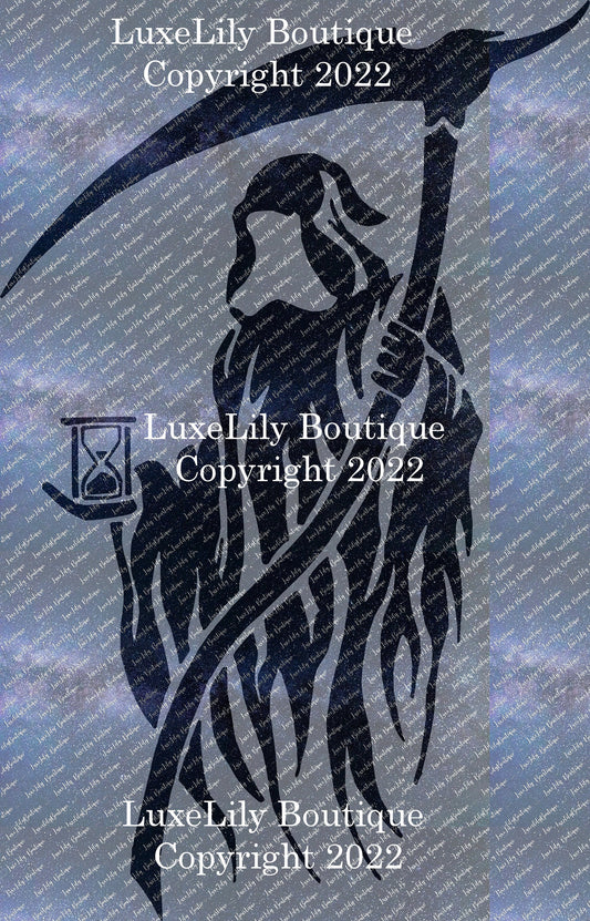 Grim Reaper Original Hand Drawn Art - Digital SVG, PNG, JPG File
