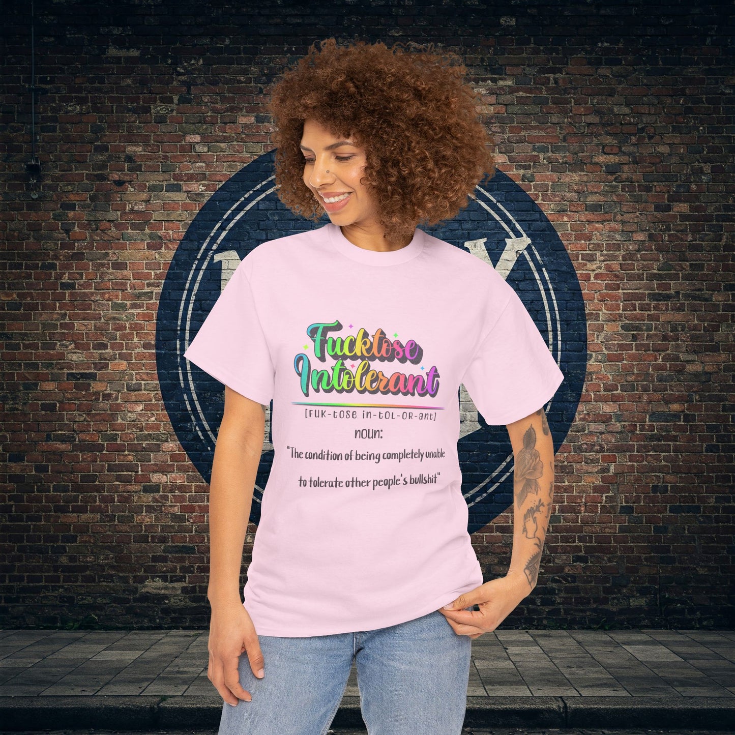 Fucktose Intolerant Funny Definition T-Shirt