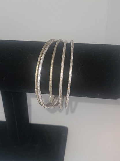 Vintage Premier Designs "Twinkle" 5-Piece Bangle Bracelet Set