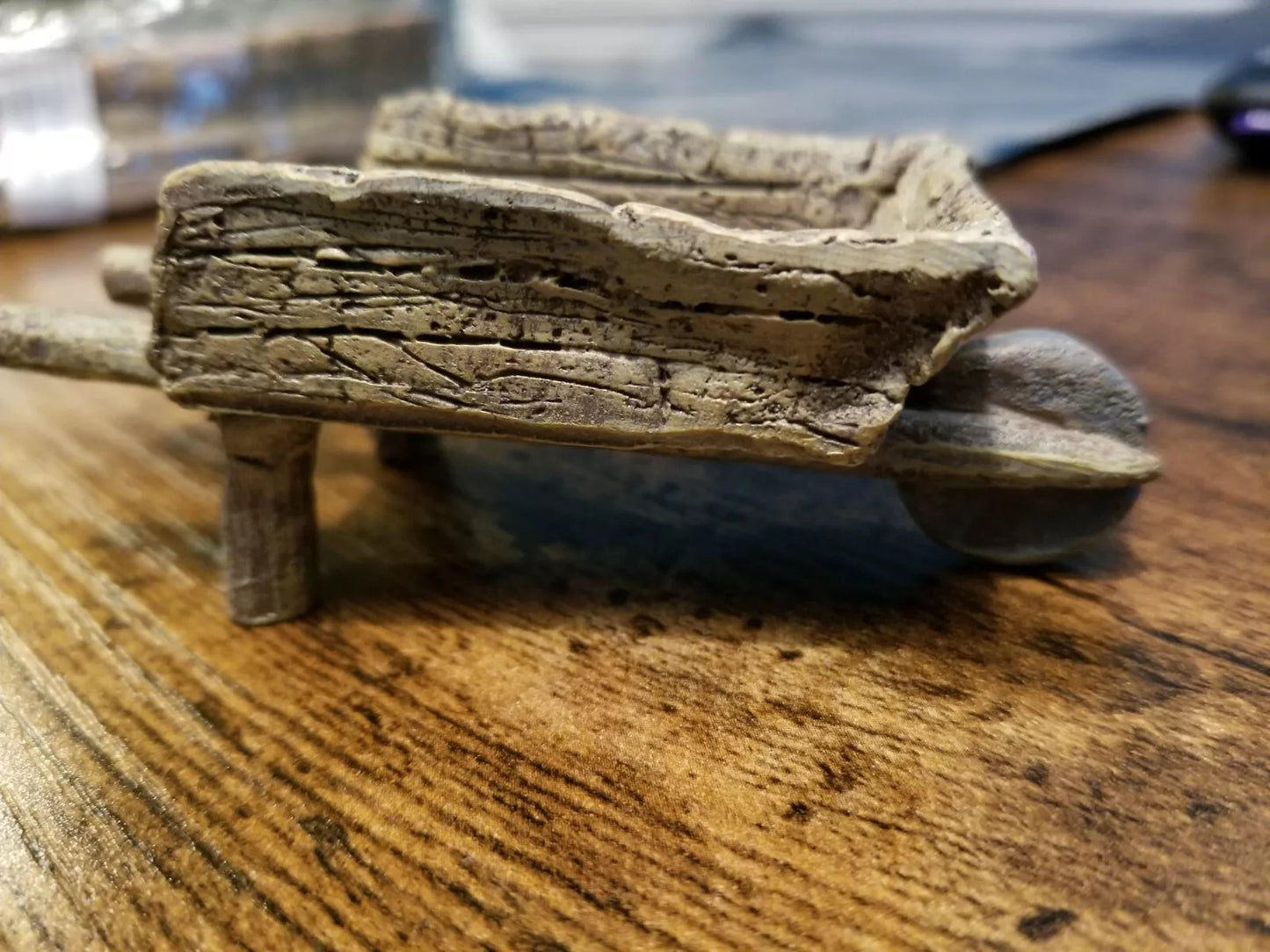 Fairy Garden or Dollhouse Wheelbarrow