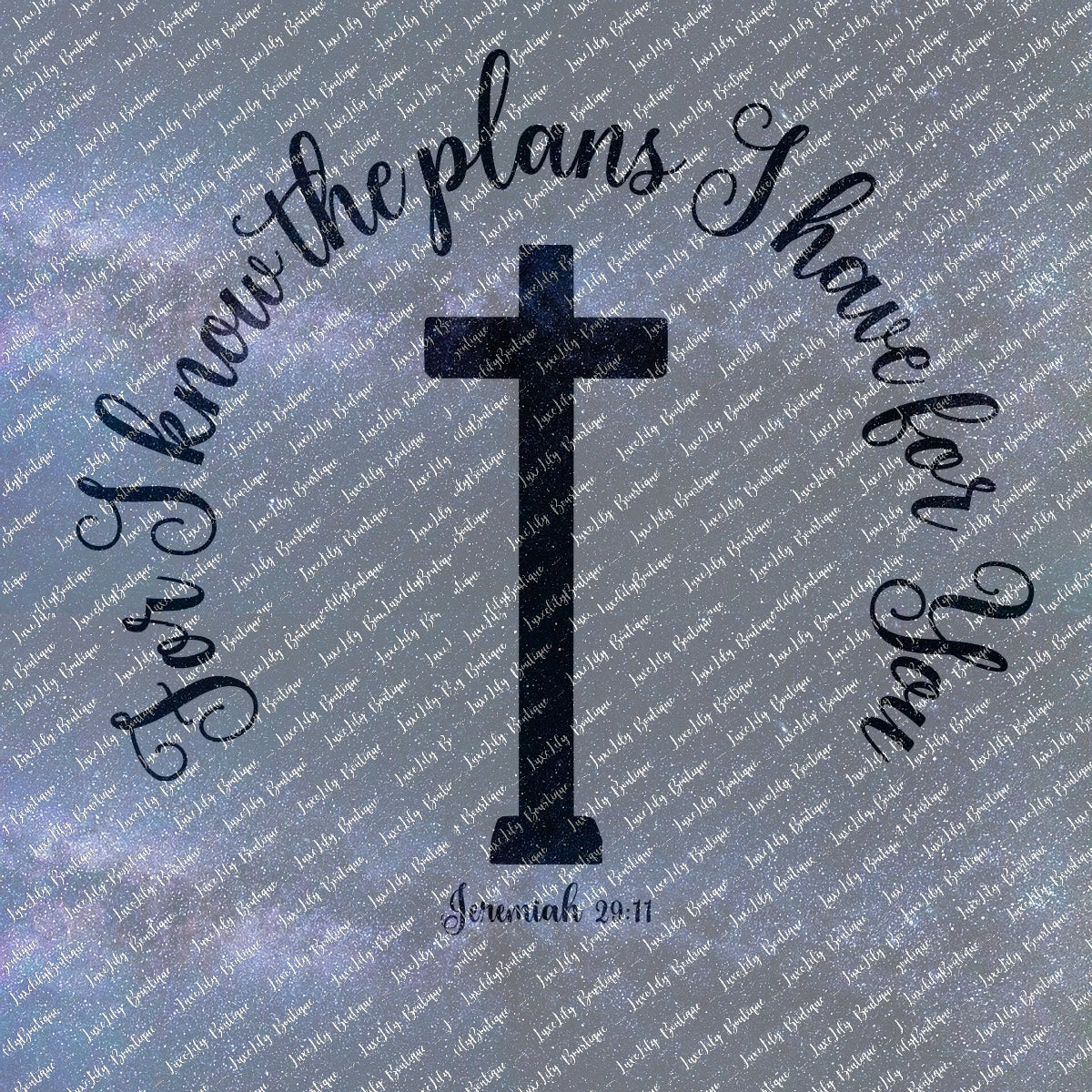 Jeremiah 29:11 SVG Cut Files - Christian Bible Verse Designs for Cricut, Easter Crafts, Home Decor (4 Designs)