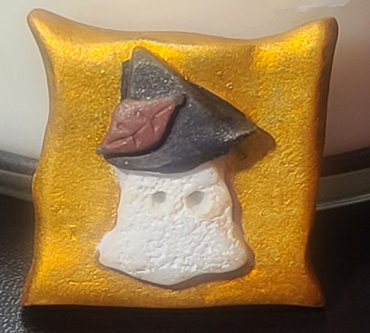 Miniature Halloween Pillow – 1.25" Resin Dollhouse/Fairy Garden Decor for Indoor/Outdoor Use