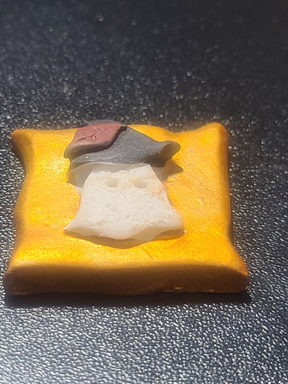 Miniature Halloween Pillow – 1.25" Resin Dollhouse/Fairy Garden Decor for Indoor/Outdoor Use