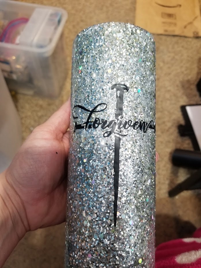Forgiven Easter Cross of Nails SVG
