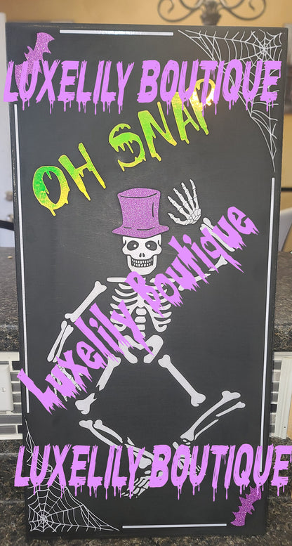 "Oh Snap" Skeleton SVG