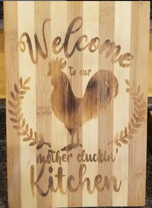 Mother Cluckin' Kitchen SVG - Funny Chicken Decor - Digital Cut File